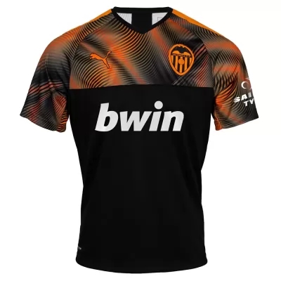 Hombre Ferran Torres 20 2ª Equipación Negro Camiseta 2019/20 La Camisa Chile