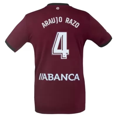 Hombre Nestor Araujo 4 2ª Equipación Vino Rojo Camiseta 2019/20 La Camisa Chile