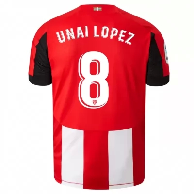 Hombre Unai Lopez 8 1ª Equipación Rojo Camiseta 2019/20 La Camisa Chile
