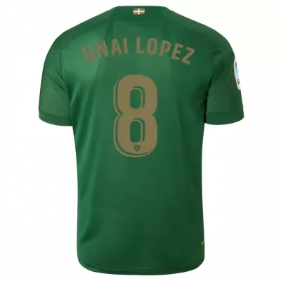 Hombre Unai Lopez 8 2ª Equipación Verde Camiseta 2019/20 La Camisa Chile