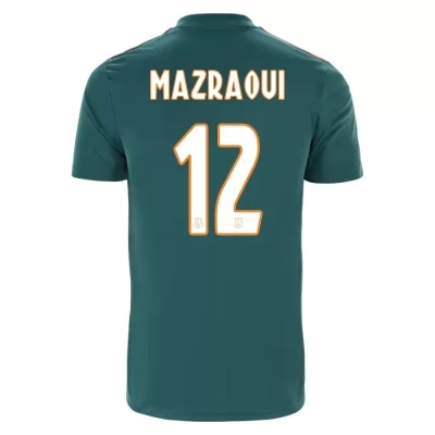 Hombre Noussair Mazraoui 12 2ª Equipación Verde Camiseta 2019/20 La Camisa Chile