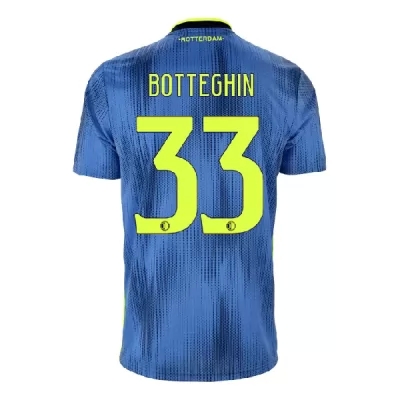 Hombre Eric Botteghin 33 2ª Equipación Azul Camiseta 2019/20 La Camisa Chile