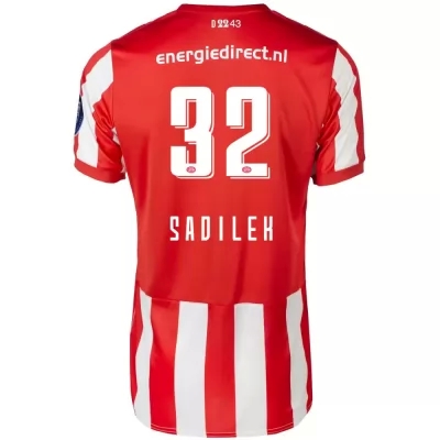 Hombre Michal Sadilek 32 1ª Equipación Rojo Camiseta 2019/20 La Camisa Chile