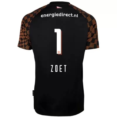 Hombre Jeroen Zoet 1 2ª Equipación Negro Camiseta 2019/20 La Camisa Chile