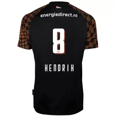 Hombre Jorrit Hendrix 8 2ª Equipación Negro Camiseta 2019/20 La Camisa Chile