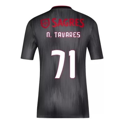 Hombre Nuno Tavares 71 2ª Equipación Gris Camiseta 2019/20 La Camisa Chile