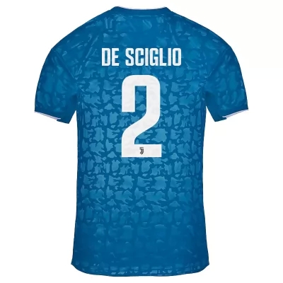 Hombre Mattia De Sciglio 2 3ª Equipación Azul Camiseta 2019/20 La Camisa Chile
