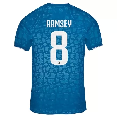 Hombre Aaron Ramsey 8 3ª Equipación Azul Camiseta 2019/20 La Camisa Chile