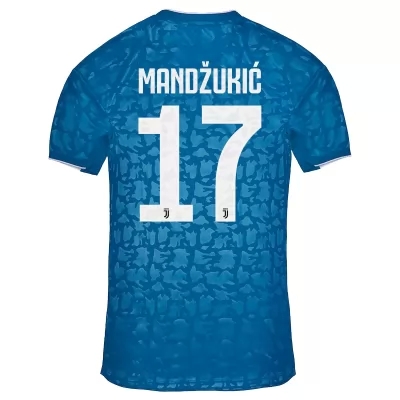 Hombre Mario Mandzukic 17 3ª Equipación Azul Camiseta 2019/20 La Camisa Chile