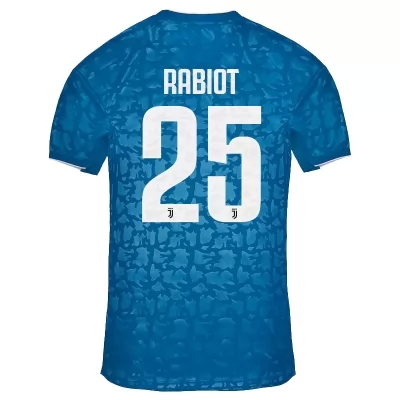 Hombre Adrien Rabiot 25 3ª Equipación Azul Camiseta 2019/20 La Camisa Chile