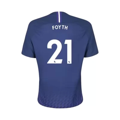 Hombre Juan Foyth 21 2ª Equipación Azul Real Camiseta 2019/20 La Camisa Chile
