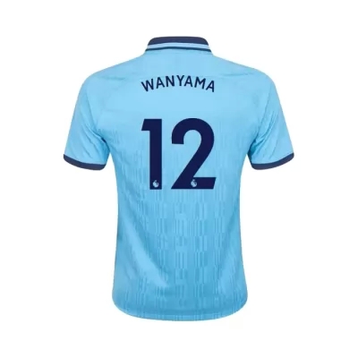 Hombre Victor Wanyama 12 3ª Equipación Azul Camiseta 2019/20 La Camisa Chile