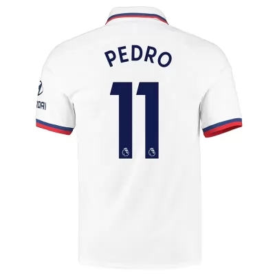 Hombre Pedro 11 2ª Equipación Blanco Camiseta 2019/20 La Camisa Chile