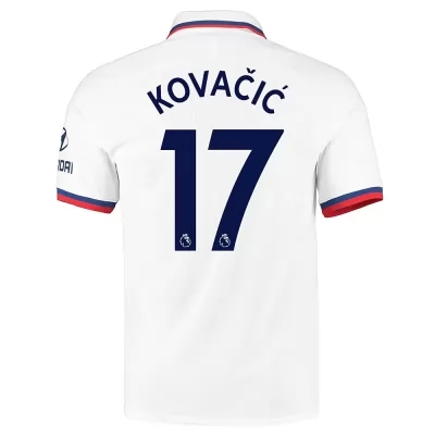 Hombre Mateo Kovacic 17 2ª Equipación Blanco Camiseta 2019/20 La Camisa Chile