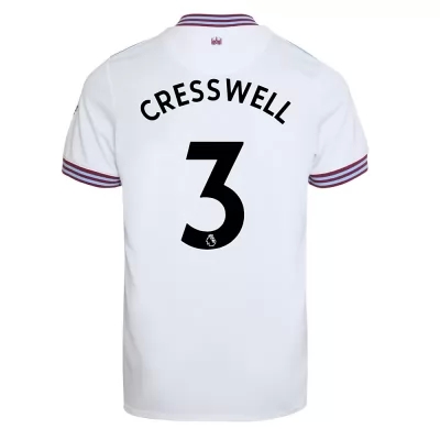 Hombre Aaron Cresswell 3 1ª Equipación Blanco Camiseta 2019/20 La Camisa Chile