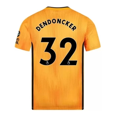 Hombre Leander Dendoncker 32 1ª Equipación Amarillo Camiseta 2019/20 La Camisa Chile