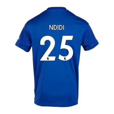 Hombre Wilfred Ndidi 25 1ª Equipación Azul Real Camiseta 2019/20 La Camisa Chile