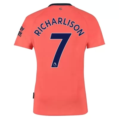 Hombre Richarlison 7 2ª Equipación Naranja Camiseta 2019/20 La Camisa Chile