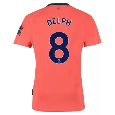 Hombre Fabian Delph 8 2ª Equipación Naranja Camiseta 2019/20 La Camisa Chile