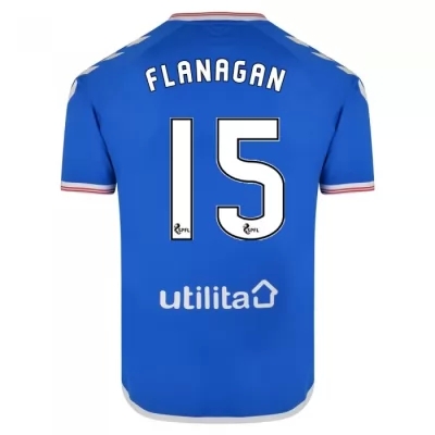 Hombre Jon Flanagan 15 1ª Equipación Azul Camiseta 2019/20 La Camisa Chile