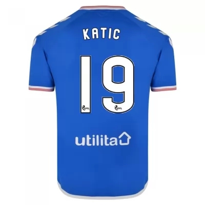Hombre Nikola Katic 19 1ª Equipación Azul Camiseta 2019/20 La Camisa Chile