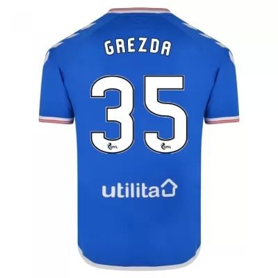 Hombre Eros Grezda 35 1ª Equipación Azul Camiseta 2019/20 La Camisa Chile