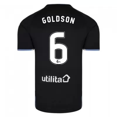 Hombre Connor Goldson 6 2ª Equipación Negro Camiseta 2019/20 La Camisa Chile