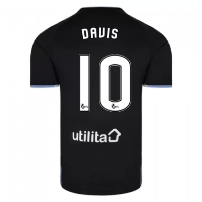 Hombre Steven Davis 10 2ª Equipación Negro Camiseta 2019/20 La Camisa Chile