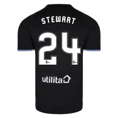 Hombre Greg Stewart 24 2ª Equipación Negro Camiseta 2019/20 La Camisa Chile