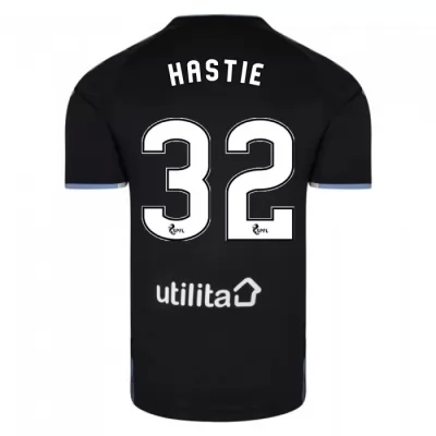Hombre Jake Hastie 32 2ª Equipación Negro Camiseta 2019/20 La Camisa Chile