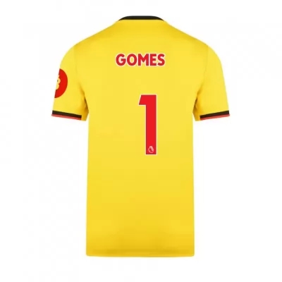 Hombre Heurelho Gomes 1 1ª Equipación Amarillo Camiseta 2019/20 La Camisa Chile