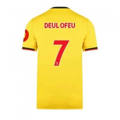 Hombre Gerard Deulofeu 7 1ª Equipación Amarillo Camiseta 2019/20 La Camisa Chile