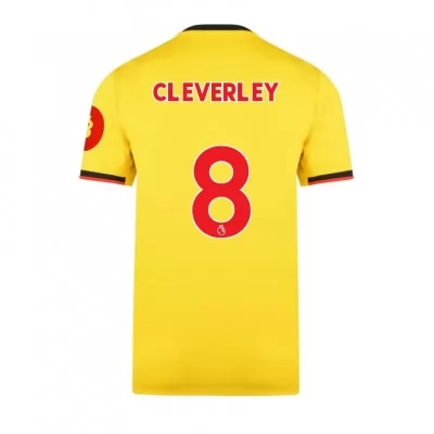 Hombre Tom Cleverley 8 1ª Equipación Amarillo Camiseta 2019/20 La Camisa Chile