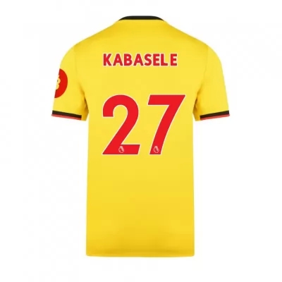 Hombre Kabasele 27 1ª Equipación Amarillo Camiseta 2019/20 La Camisa Chile