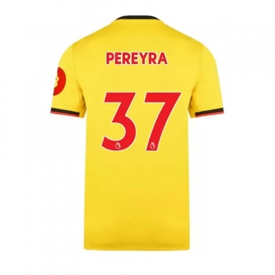 Hombre Roberto Pereyra 37 1ª Equipación Amarillo Camiseta 2019/20 La Camisa Chile