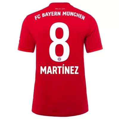 Hombre Javi Martinez 8 1ª Equipación Rojo Camiseta 2019/20 La Camisa Chile