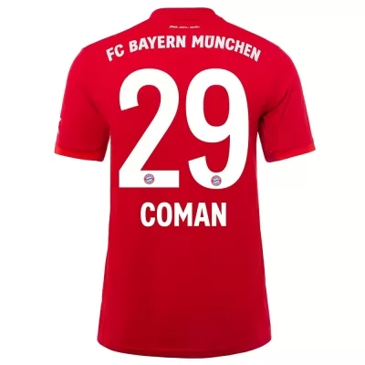 Hombre Kingsley Coman 29 1ª Equipación Rojo Camiseta 2019/20 La Camisa Chile