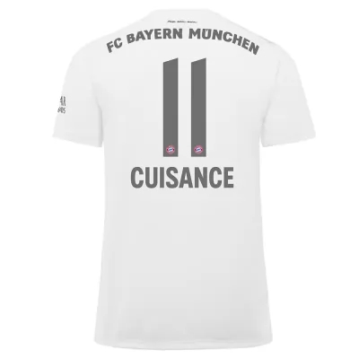 Hombre Mickaël Cuisance 11 2ª Equipación Blanco Camiseta 2019/20 La Camisa Chile