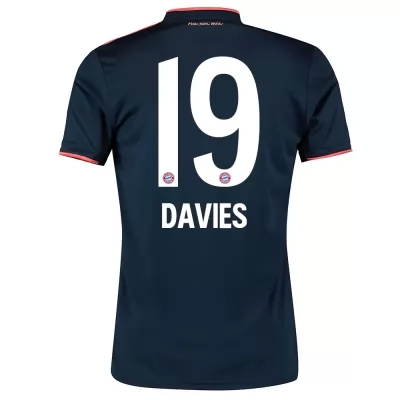 Hombre Alphonso Davies 19 3ª Equipación Armada Camiseta 2019/20 La Camisa Chile