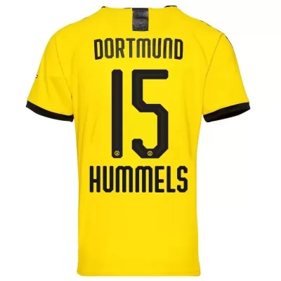 Hombre Hummels 15 1ª Equipación Amarillo Camiseta 2019/20 La Camisa Chile