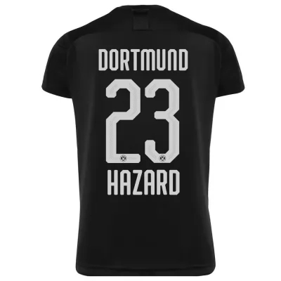 Hombre Hazard 23 2ª Equipación Negro Camiseta 2019/20 La Camisa Chile