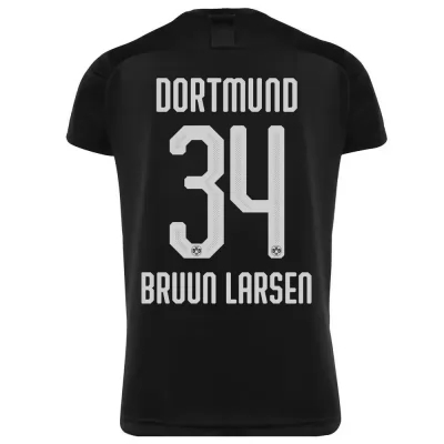 Hombre Bruun Larsen 34 2ª Equipación Negro Camiseta 2019/20 La Camisa Chile