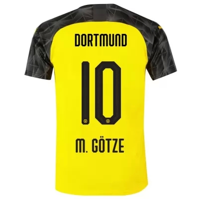 Hombre Gotze 10 Memento Amarillo Negro Camiseta 2019/20 La Camisa Chile