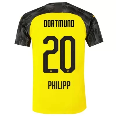 Hombre Philipp 20 Memento Amarillo Negro Camiseta 2019/20 La Camisa Chile