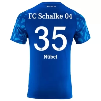 Hombre Alexander Nubel 35 1ª Equipación Azul Camiseta 2019/20 La Camisa Chile