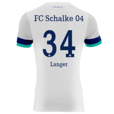 Hombre Michael Langer 34 2ª Equipación Blanco Camiseta 2019/20 La Camisa Chile