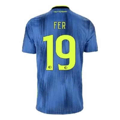 Niño Leroy Fer 19 2ª Equipación Azul Camiseta 2019/20 La Camisa Chile