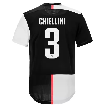 Niño Giorgio Chiellini 3 1ª Equipación Blanco Negro Camiseta 2019/20 La Camisa Chile