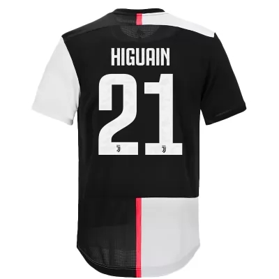 Niño Gonzalo Higuain 21 1ª Equipación Blanco Negro Camiseta 2019/20 La Camisa Chile