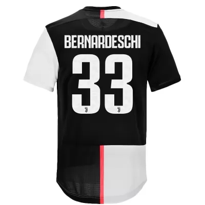 Niño Federico Bernardeschi 33 1ª Equipación Blanco Negro Camiseta 2019/20 La Camisa Chile